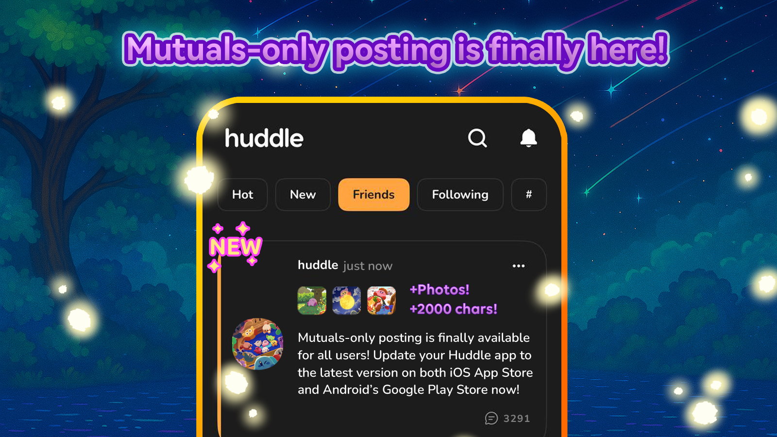 Mutuals-Only Posting Is Finally Here!